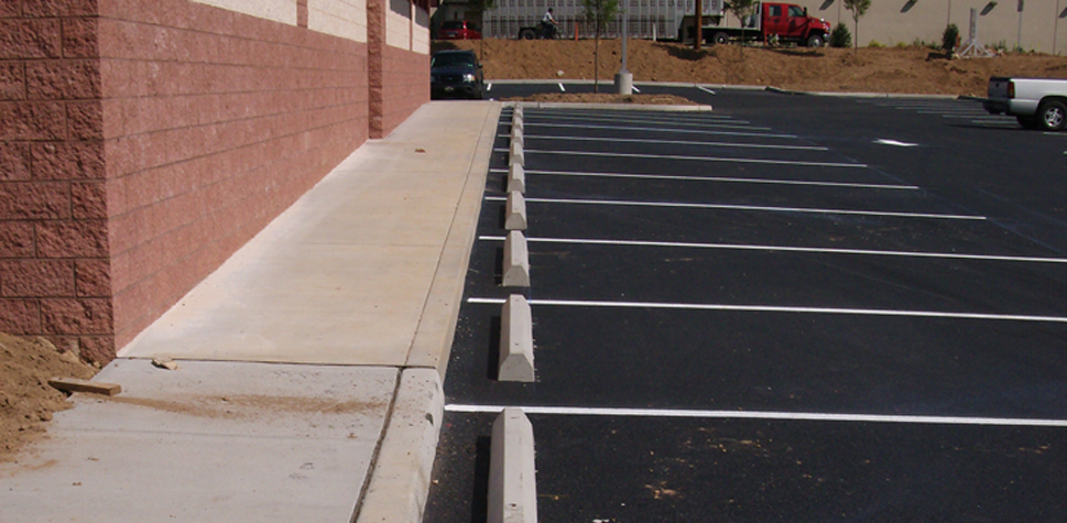 Parking Bumper Blocks in the Mid-Atlantic