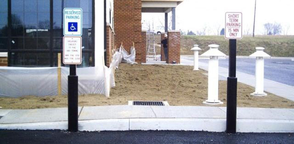 Sign Bollards in Central PA, Baltimore & Beyond