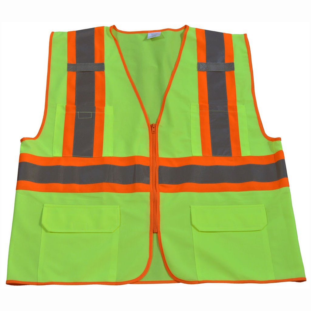 ANSI/ISEA Two Tone DOT Class 2 Safety Vests For Sale D.E. Gemmill