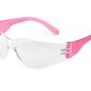 Starlite SM Clear Lens Pink Frame Safety Glasses