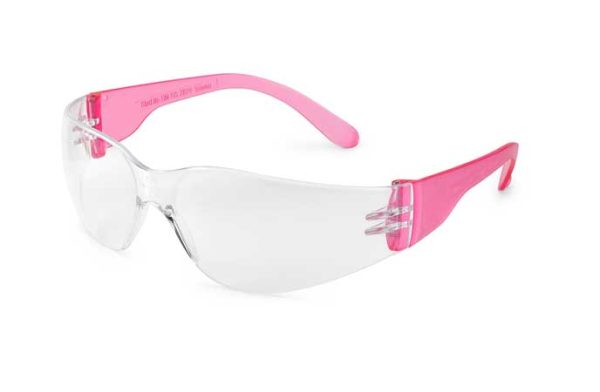 Starlite SM Clear Lens Pink Frame Safety Glasses