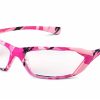 Metro Pink Camo Clear Lens Safety Glasses