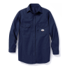 Rasco FR Navy Long Sleeve Dress Shirt