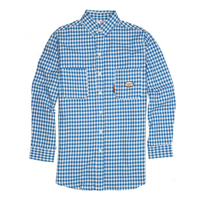 Rasco FR Blue Plaid Dress Shirt | $49.00 | D.E. Gemmill