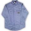 Blue Rasco Shirt part of our Rasco flame retardant clothing line, button down