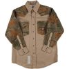 Rasco FR Khaki-Cajun Camo Two Tone Work Shirt