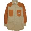 Rasco FR Khaki-Duck Two Tone Work Shirt