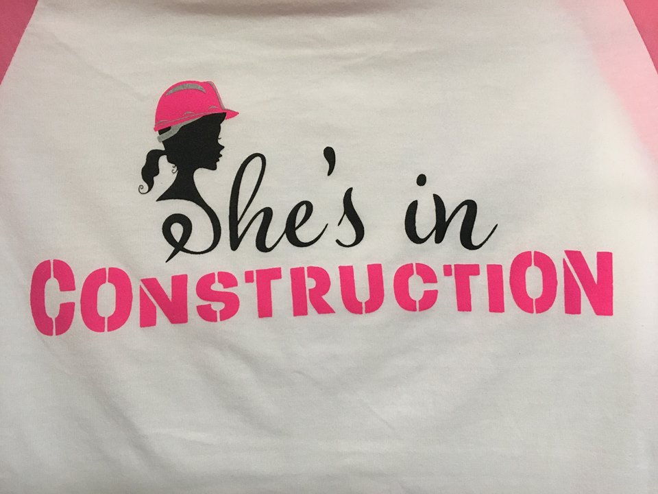 She's in Construction Gear