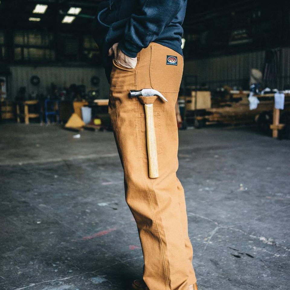 green flame pants