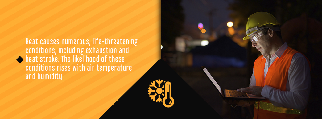 information about the dangers of heat and humidity