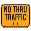 No Thru Traffic Single Sided Engineer Reflective Cone Sign