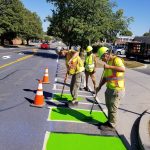 bike lane painting Harrisburg PA