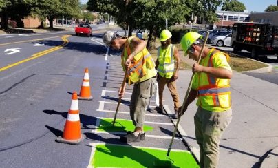 bike lane painting Harrisburg PA