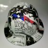 top of a 2nd amendment hydro dipped hard hat