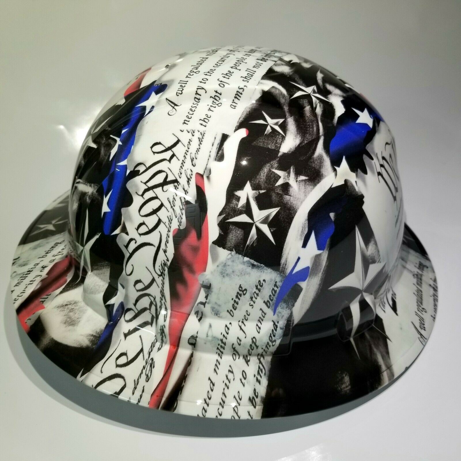 2nd Amendment Hydro Dipped Hard Hat