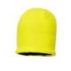 yellow high visibility fire resistant knit hat