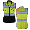 front and back of womens surveyor vest