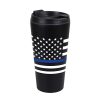 Rothco Thin Blue Line Travel Mug