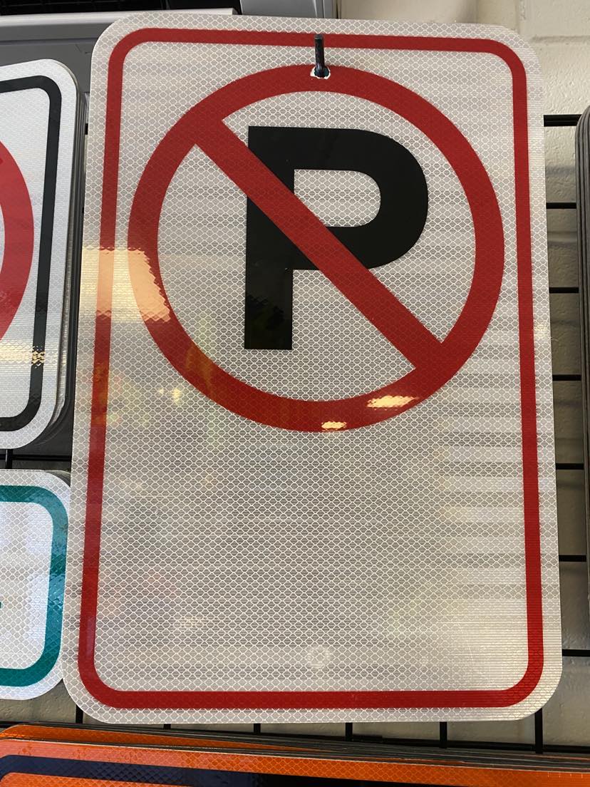 R7-3 No Parking Symbol Blank