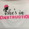 She's in Construction Baseball T-Shirt - Image 2
