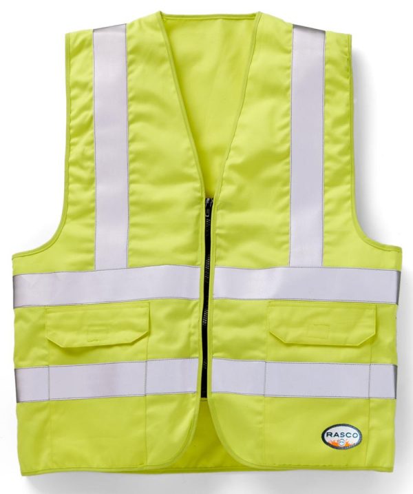 Rasco FR Hi Vis Vest with Pockets