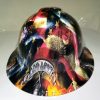 Full Brim Firefighter First In Last Out Hard Hat with 4 Point Ratchet Suspension - Image 4