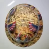 Full Brim Constitution American Eagle Hard Hat with 4 Point Ratchet Suspension - Image 4