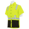 ERB Class 2 Sportsman Hi Vis Short Sleeve Shirt - Image 3