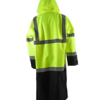 48" Class 3 Black Bottom Waterproof Raincoat - Image 2