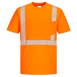23085 Portwest Segmented Orange T-Shirt
