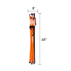 84” Flex-Safe Folding Barricade – Safety Orange - Image 3