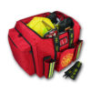 Premium Rigid Padded Step-In Turnout Gear Bag w/ Reinforced Bottom- Red - Image 2