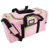 She's in Construction - Value Step-In Turnout Gear Bag w/ Side Pockets and Shoulder Strap- Pink - Image 2