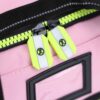 She's in Construction - Value Step-In Turnout Gear Bag w/ Side Pockets and Shoulder Strap- Pink - Image 5