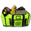 Quad Vent Step-In Turnout Gear Bag w/ Mesh Vents- Fluorescent Yellow - Image 3