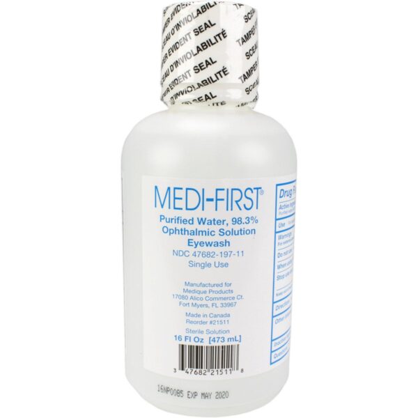 Eye Wash, 16 oz. one time use - 1 each