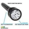 Nightstick Metal Full-Size Rechargeable Flashlight - Image 7