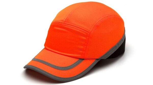 Baseball Bump Cap- Hi Vis Orange