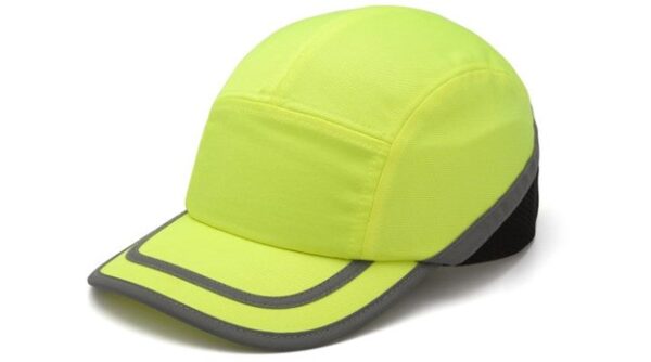 Baseball Bump Cap- Hi Vis Lime