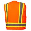 Pyramex RVZ2420 Class 2 Orange Safety Vest - Image 2
