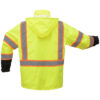 GSS Safety Class 3 Premium Two Tone Hooded Rain Coat - Image 2