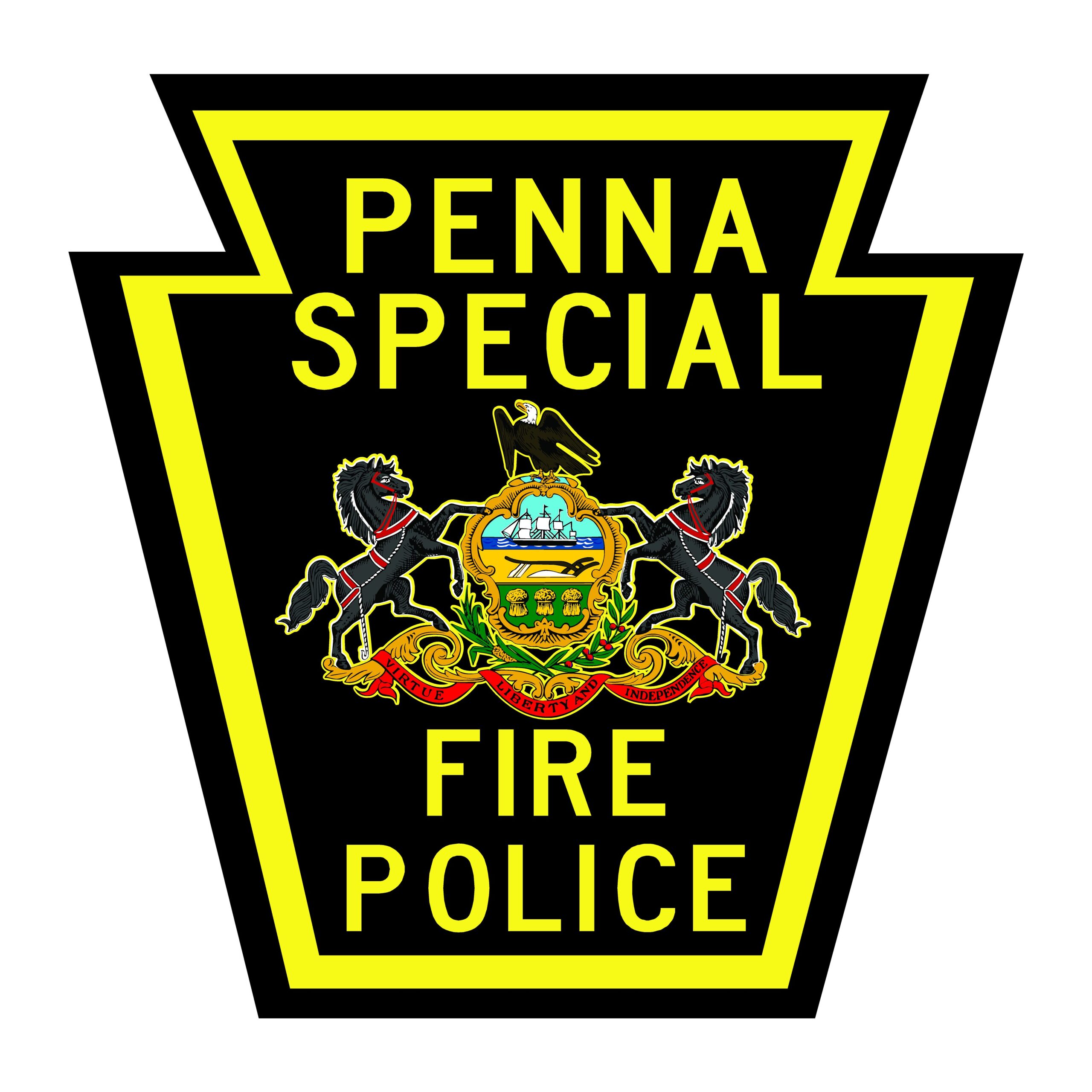 Penna Special Fire Police Keystone decal 6 & 2