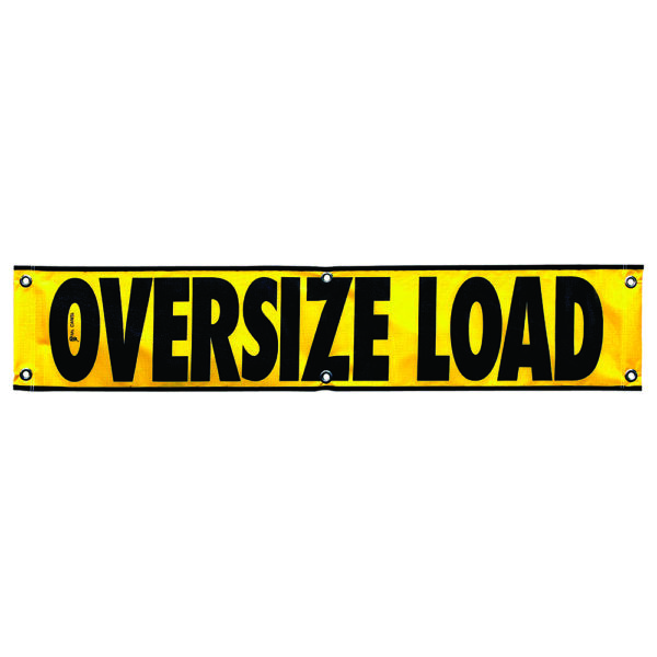 Oversize Load Banner 12x60 Mesh