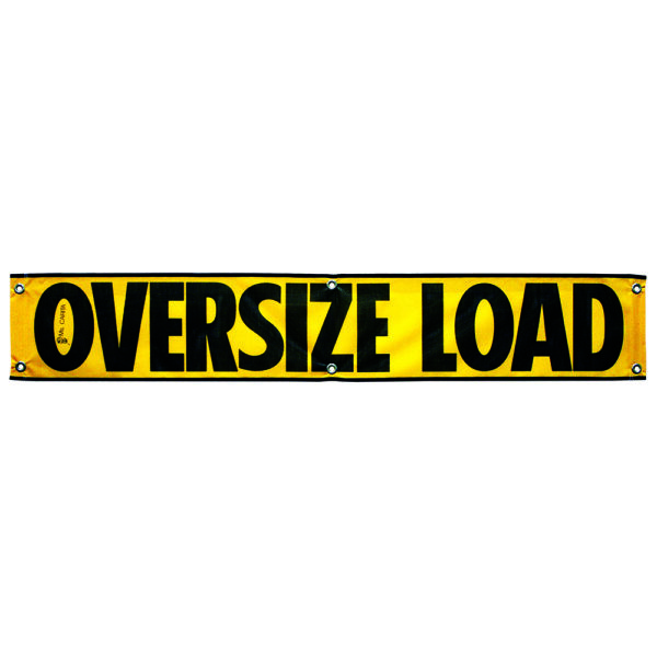 Oversize Load Banner 12x72 Mesh
