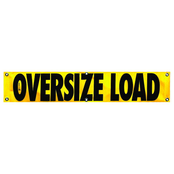 Oversize Load Banner 12x60 Vinyl