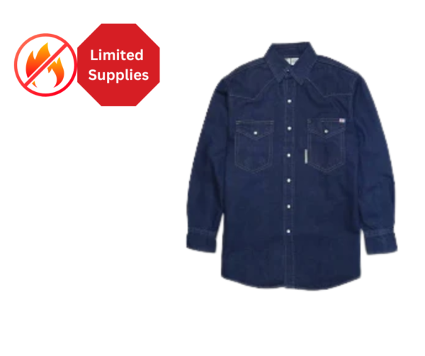 *(FR) - Rasco Flame Resistant Denim Work Shirt