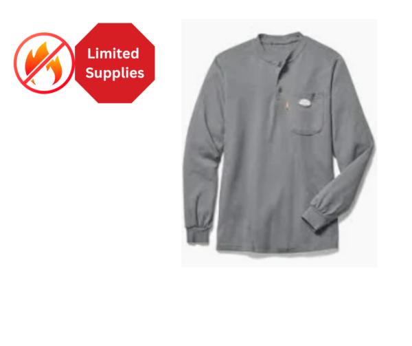 *(FR) - Rasco Gray Long Sleeve Flame Resistant Long Sleeve Shirt