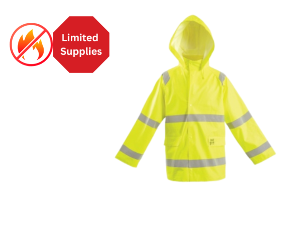 *(FR) - Occunomix Premium Flame Resistant Class 3 Rain Jacket (Copy)