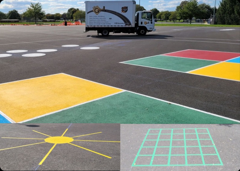 colored pavement marking pa