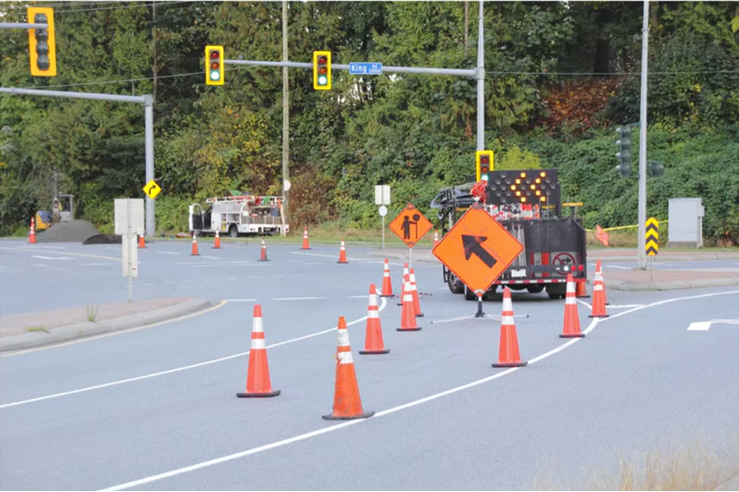 temporary traffic sign installation pa
